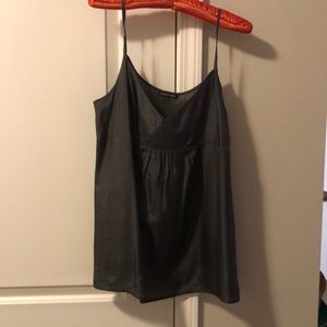 Eileen Fisher tank top in dark puerter..